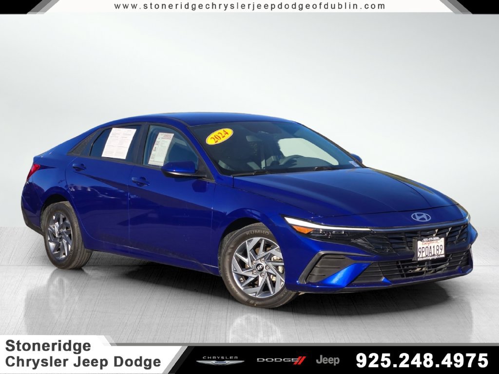 Used 2024 Hyundai Elantra Blue