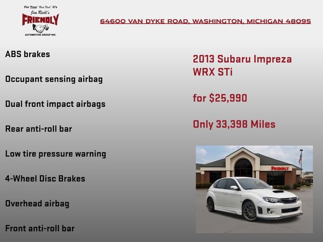 Used 2013 Subaru Impreza WRX STI AWD/4WD image 15