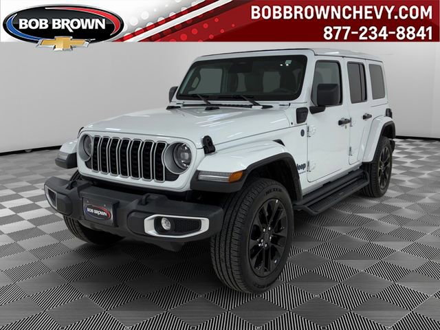 Used 2025 Jeep Wrangler Unlimited Sahara w/ Safety Group AWD/4WD image 1