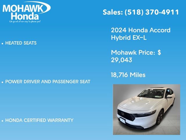 Certified 2024 Honda Accord EX-L image 16
