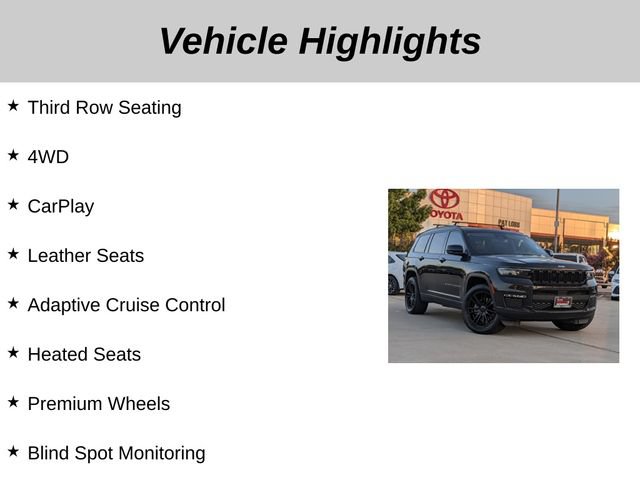 Used 2023 Jeep Grand Cherokee L Limited AWD/4WD image 5