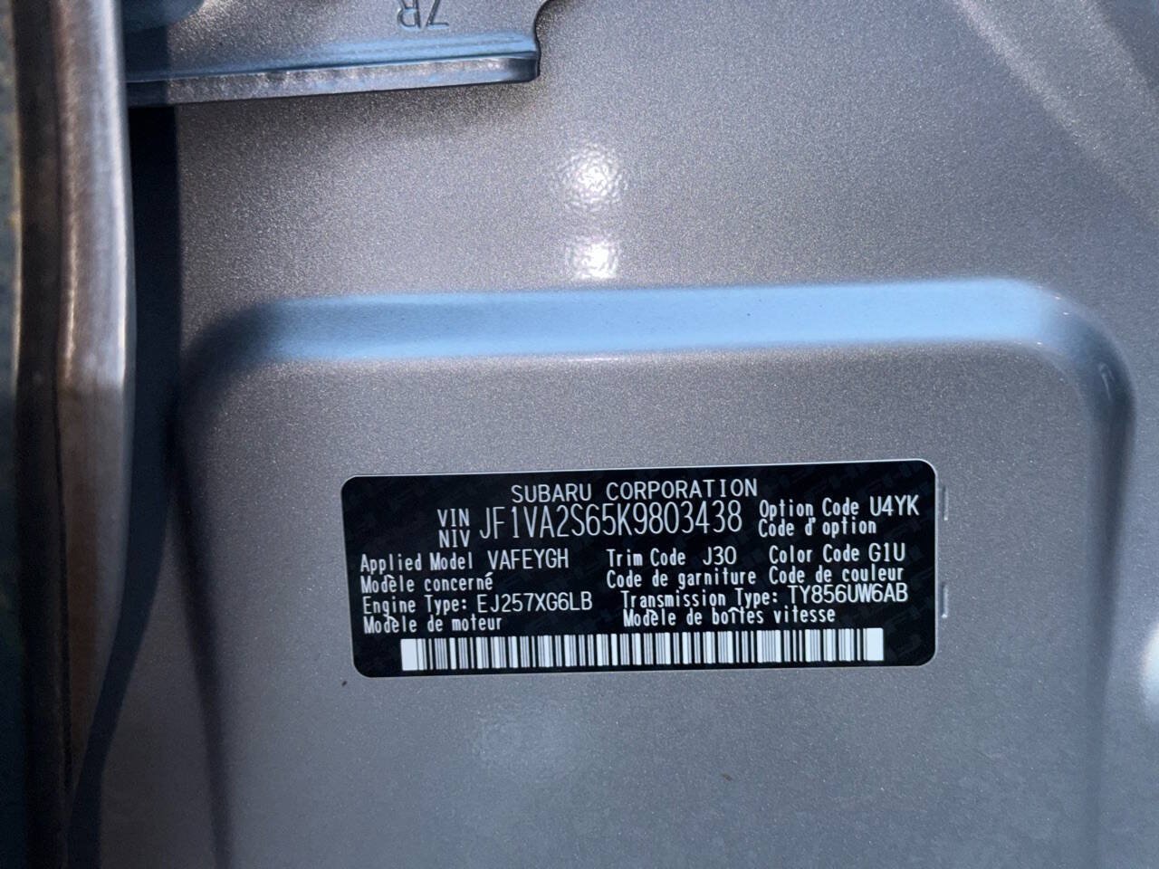 Used 2019 Subaru WRX STI w/ Popular Package #3 (IZT) AWD/4WD image 35