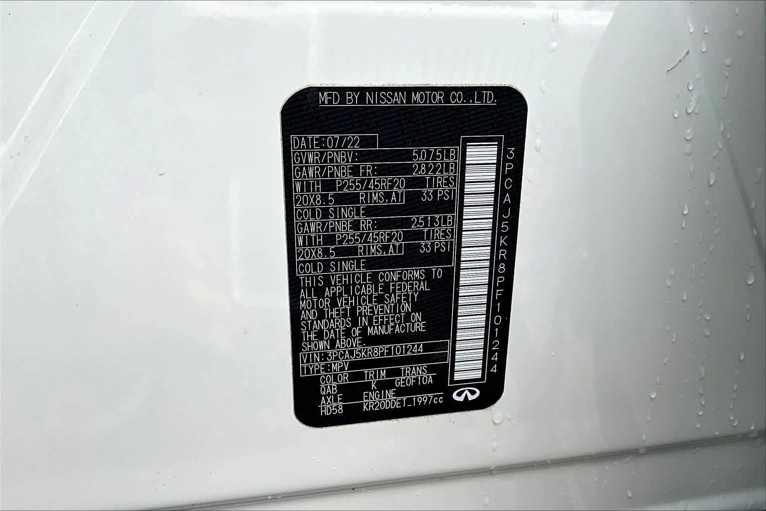 Used 2023 INFINITI QX55 Essential AWD/4WD image 35