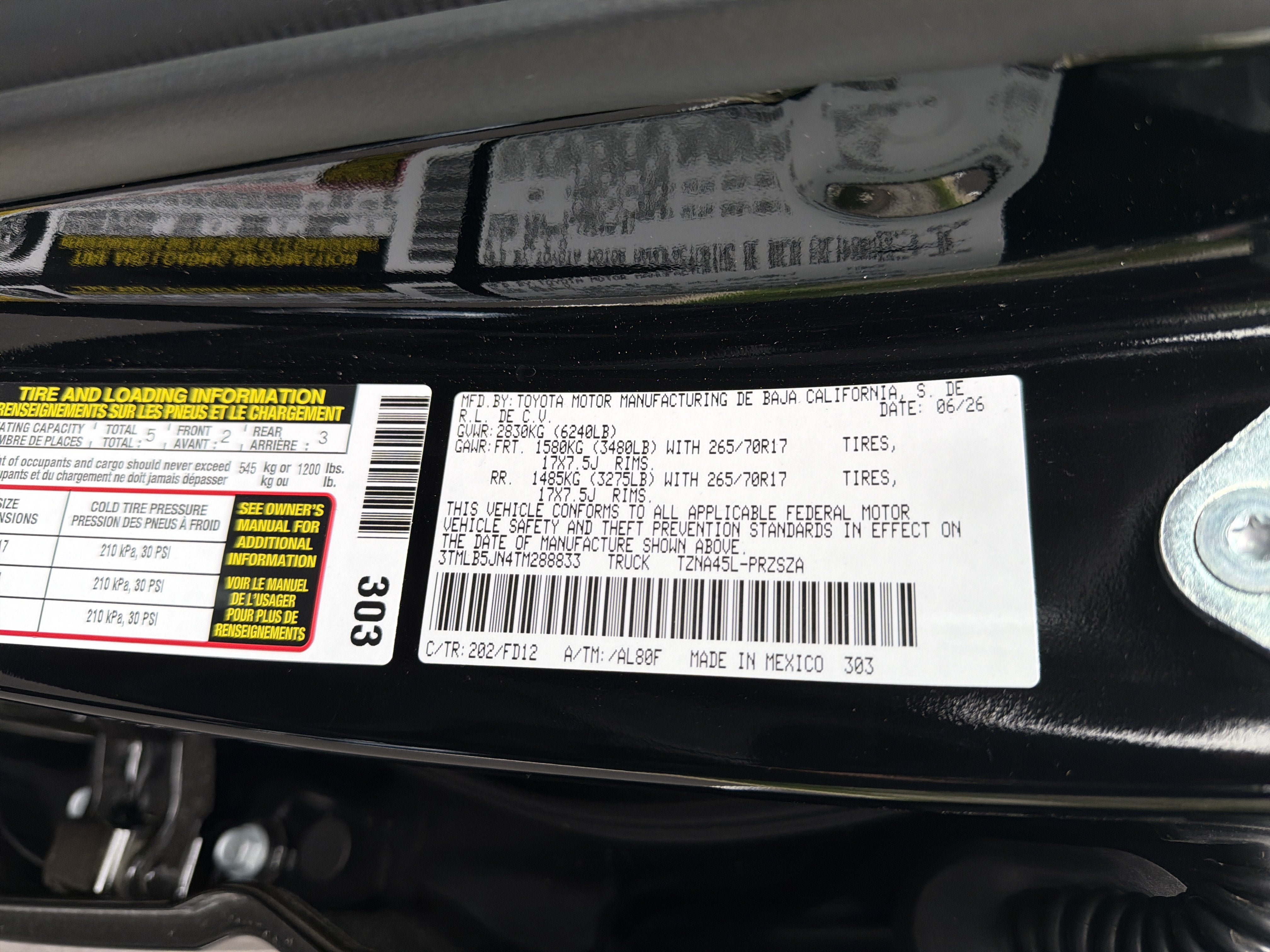New 2026 Toyota Tacoma TRD Off-Road AWD/4WD image 14