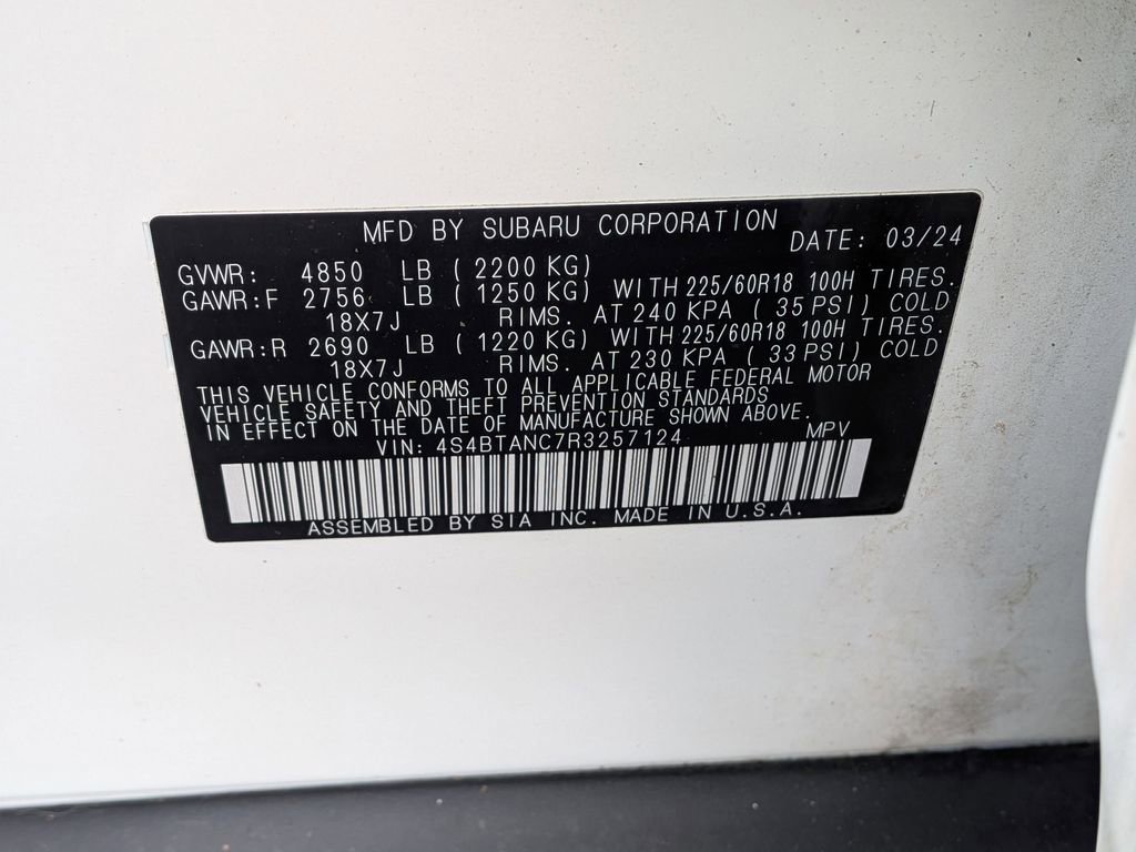 Used 2024 Subaru Outback Limited w/ Popular Package #2 image 12