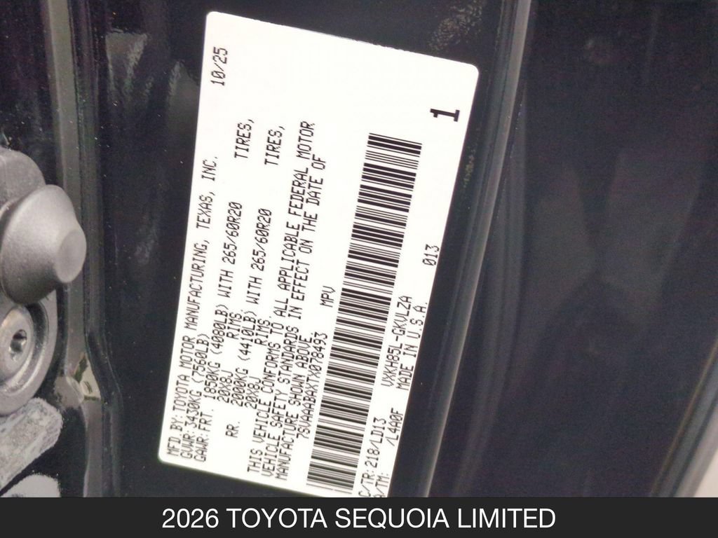 Used 2026 Toyota Sequoia Limited AWD/4WD image 27