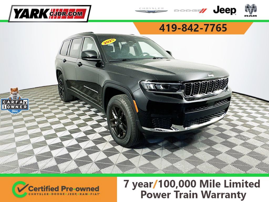 Certified 2025 Jeep Grand Cherokee L Laredo w/ Trailer Tow Package