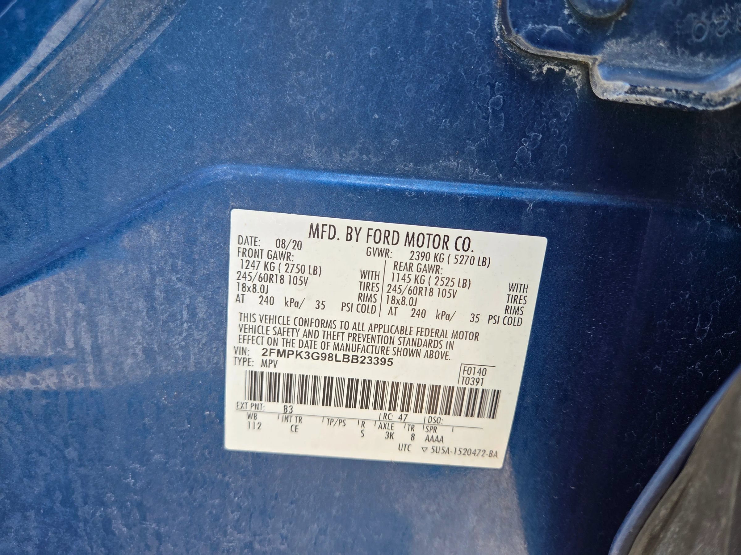 Used 2020 Ford Edge SE FWD image 17