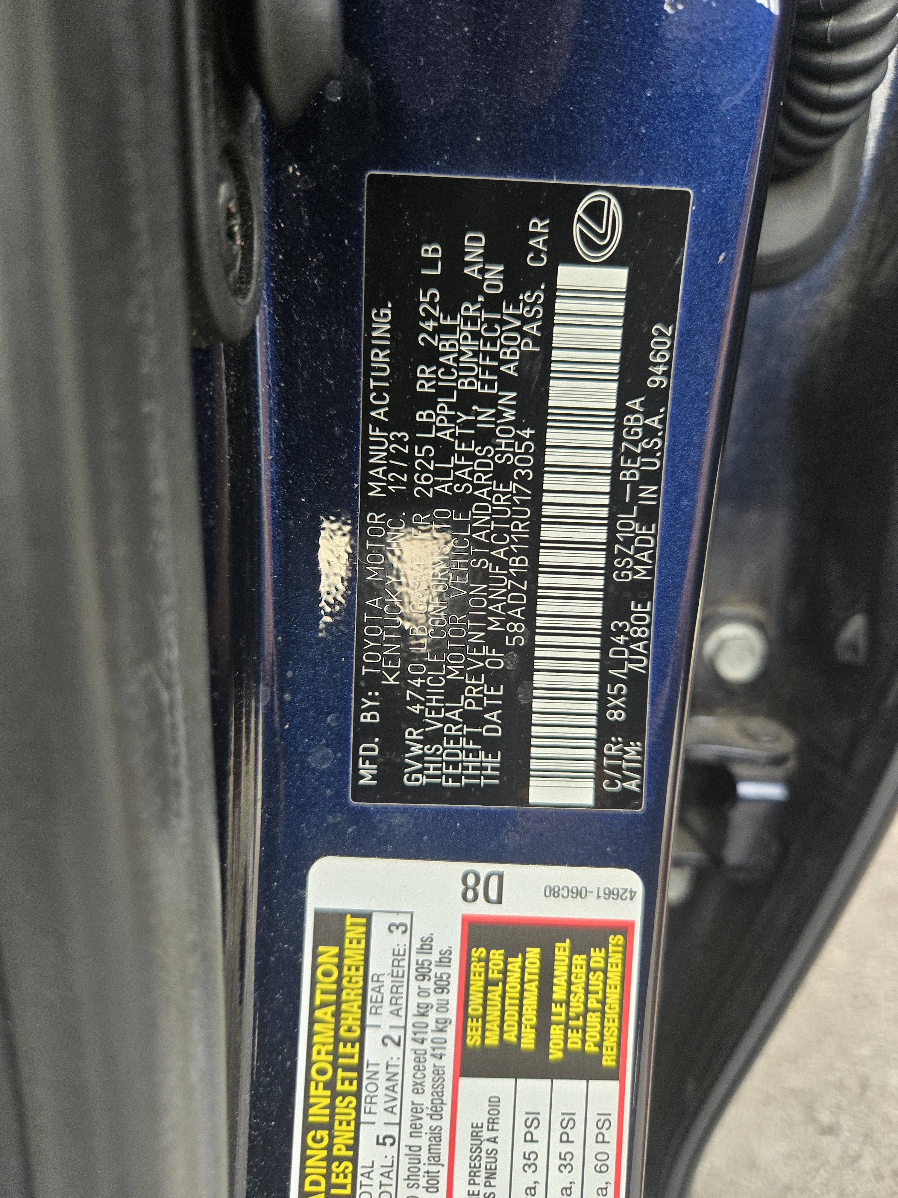 Certified 2024 Lexus ES 350 w/ Premium Package FWD image 31