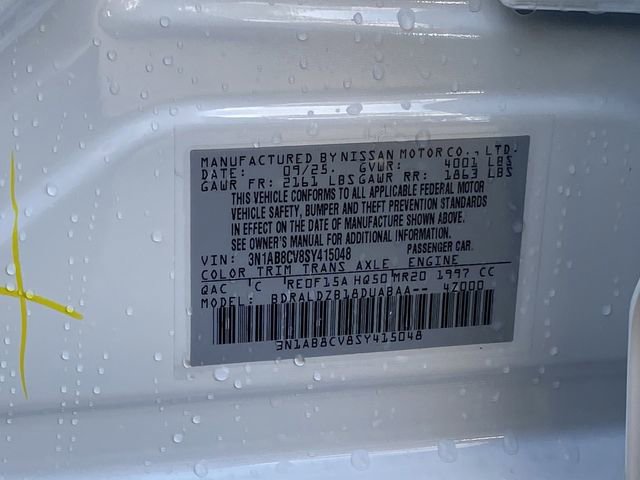 New 2025 Nissan Sentra SV w/ SV Premium Package image 32