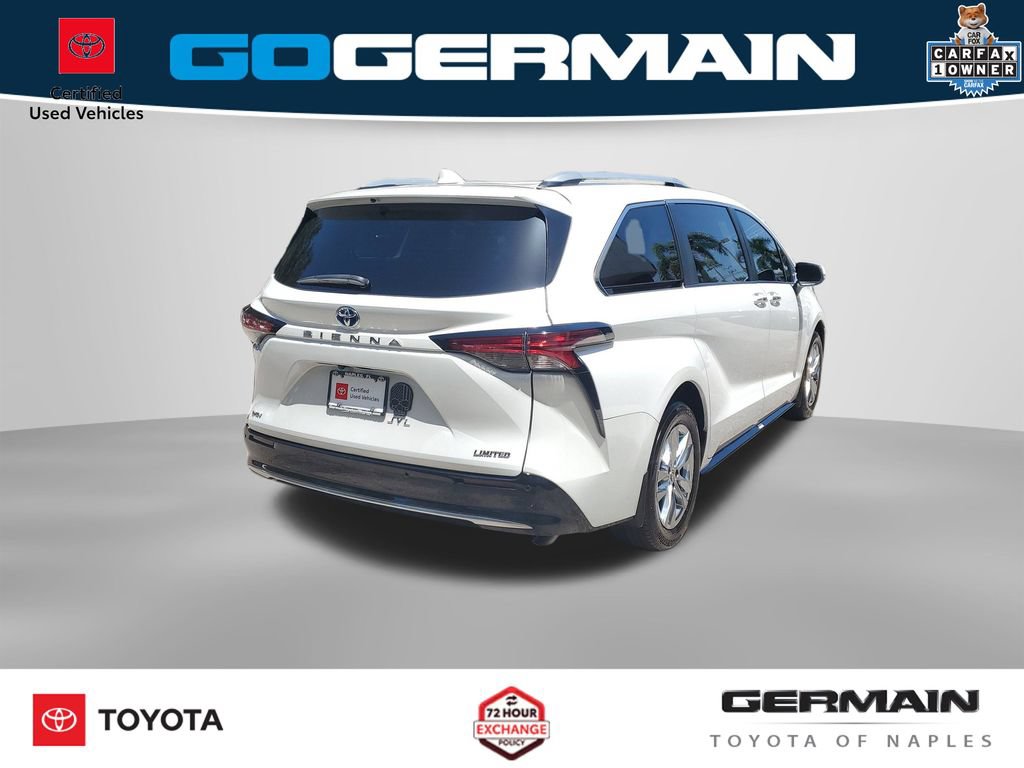 Certified 2025 Toyota Sienna Limited FWD image 9