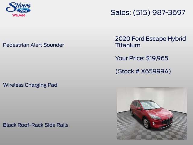 Used 2020 Ford Escape Titanium w/ Titanium Premium Package 2.0 AWD/4WD image 22