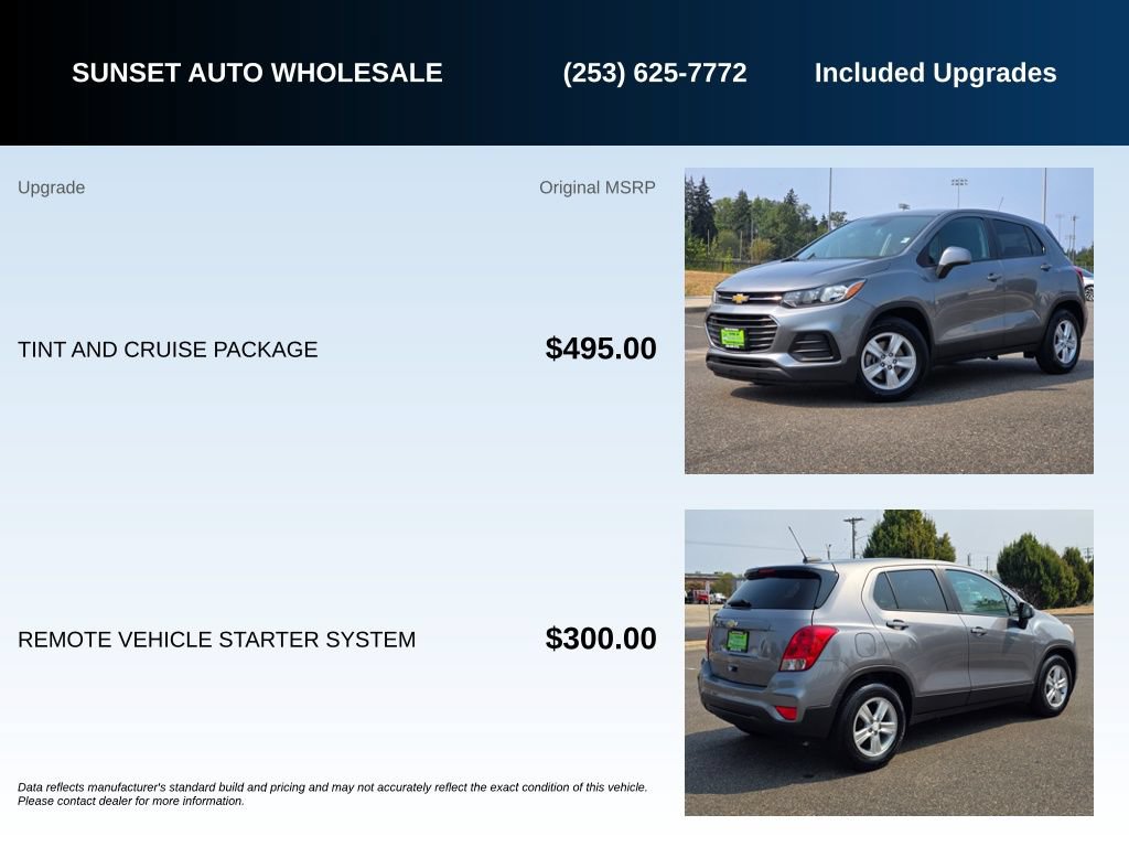 Used 2020 Chevrolet Trax LS w/ Tint and Cruise Package FWD image 22