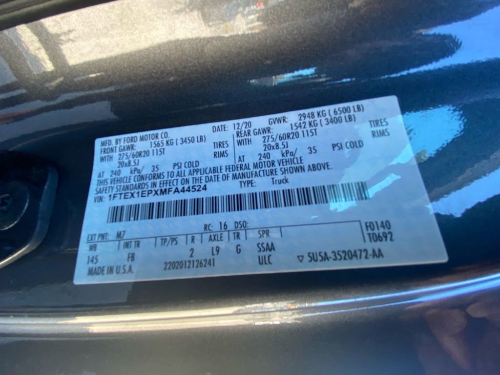 Used 2021 Ford F150 XLT w/ Equipment Group 302A High image 29