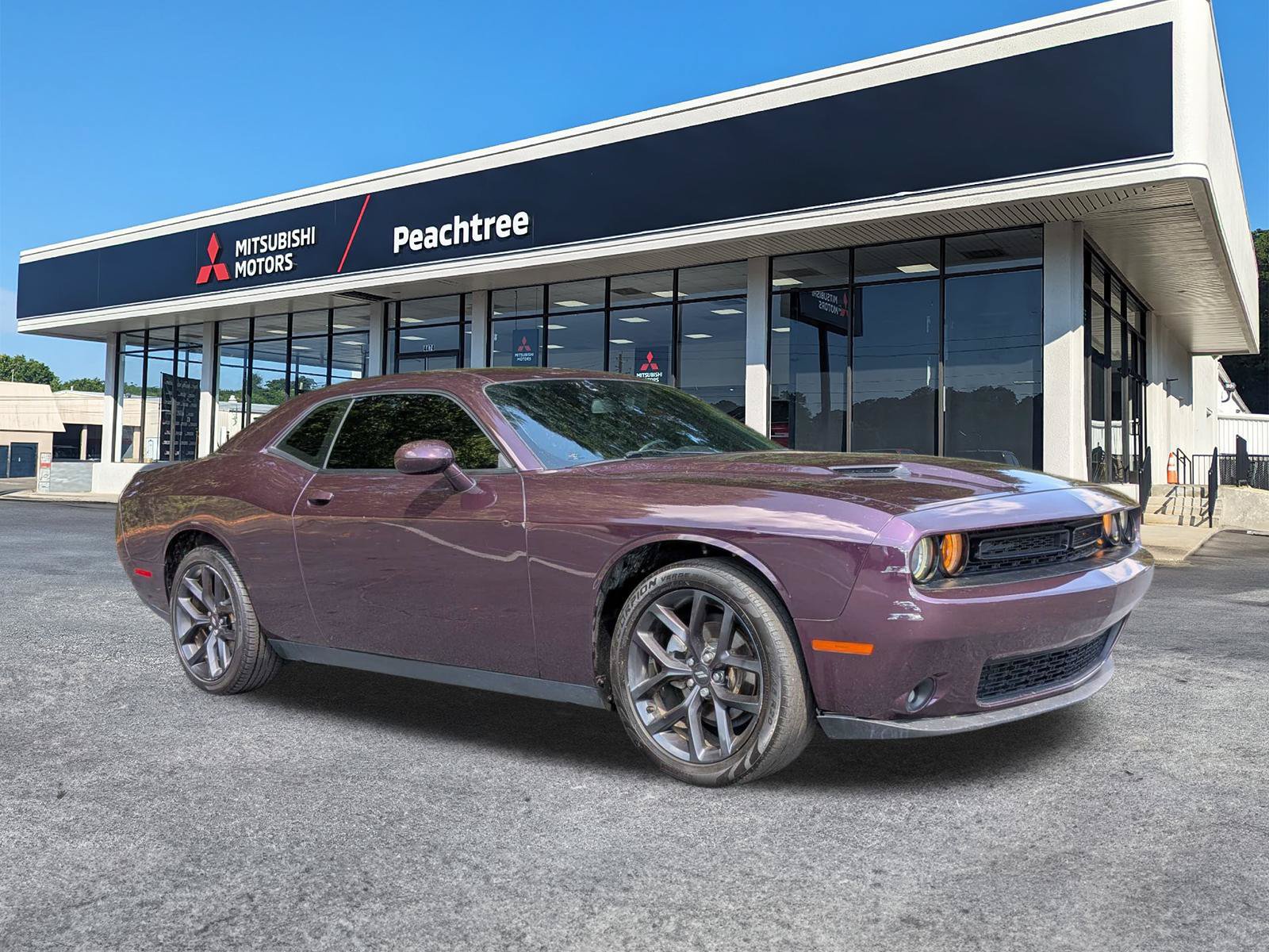 Used 2021 Dodge Challenger SXT w/ Blacktop Package RWD image 1