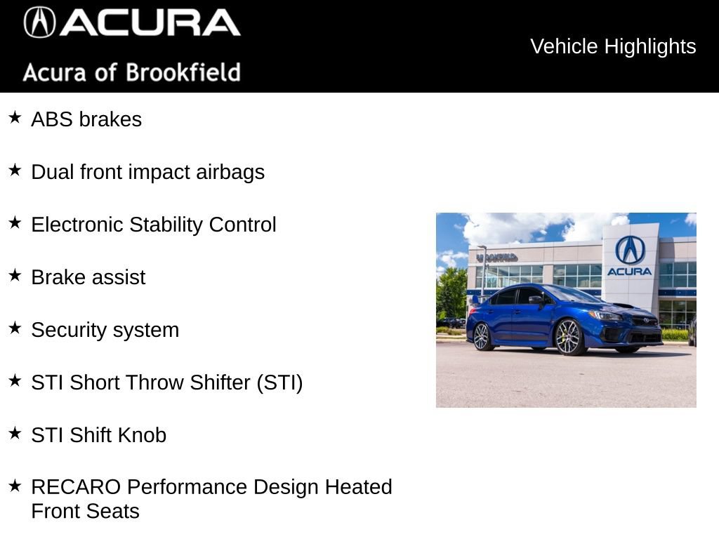 Used 2021 Subaru WRX STI AWD/4WD image 12