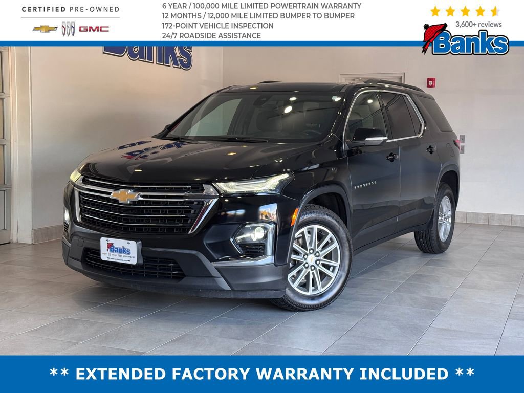 Certified 2022 Chevrolet Traverse LT image 1
