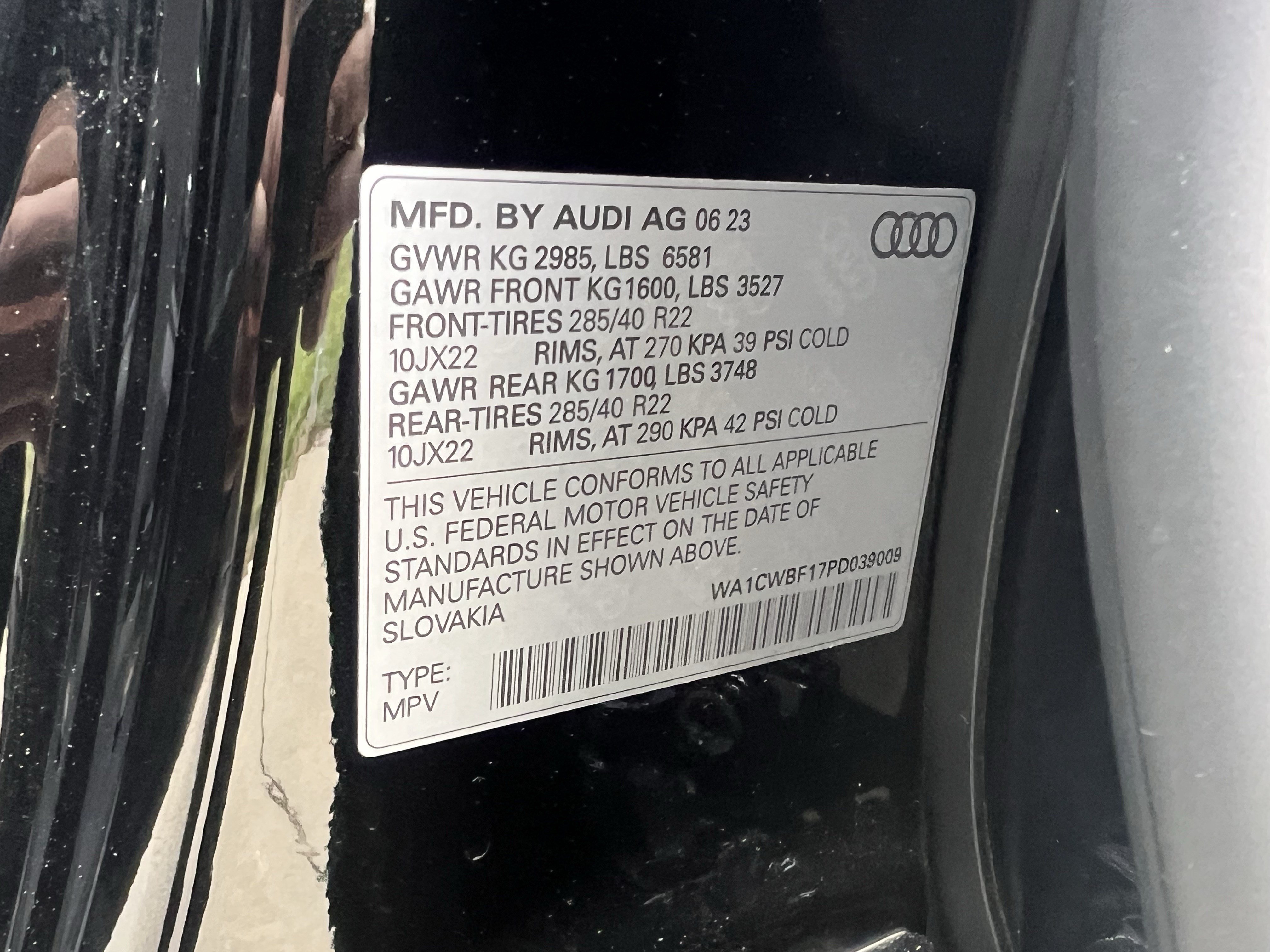 Used 2023 Audi SQ8 Prestige w/ Prestige Package AWD/4WD image 37