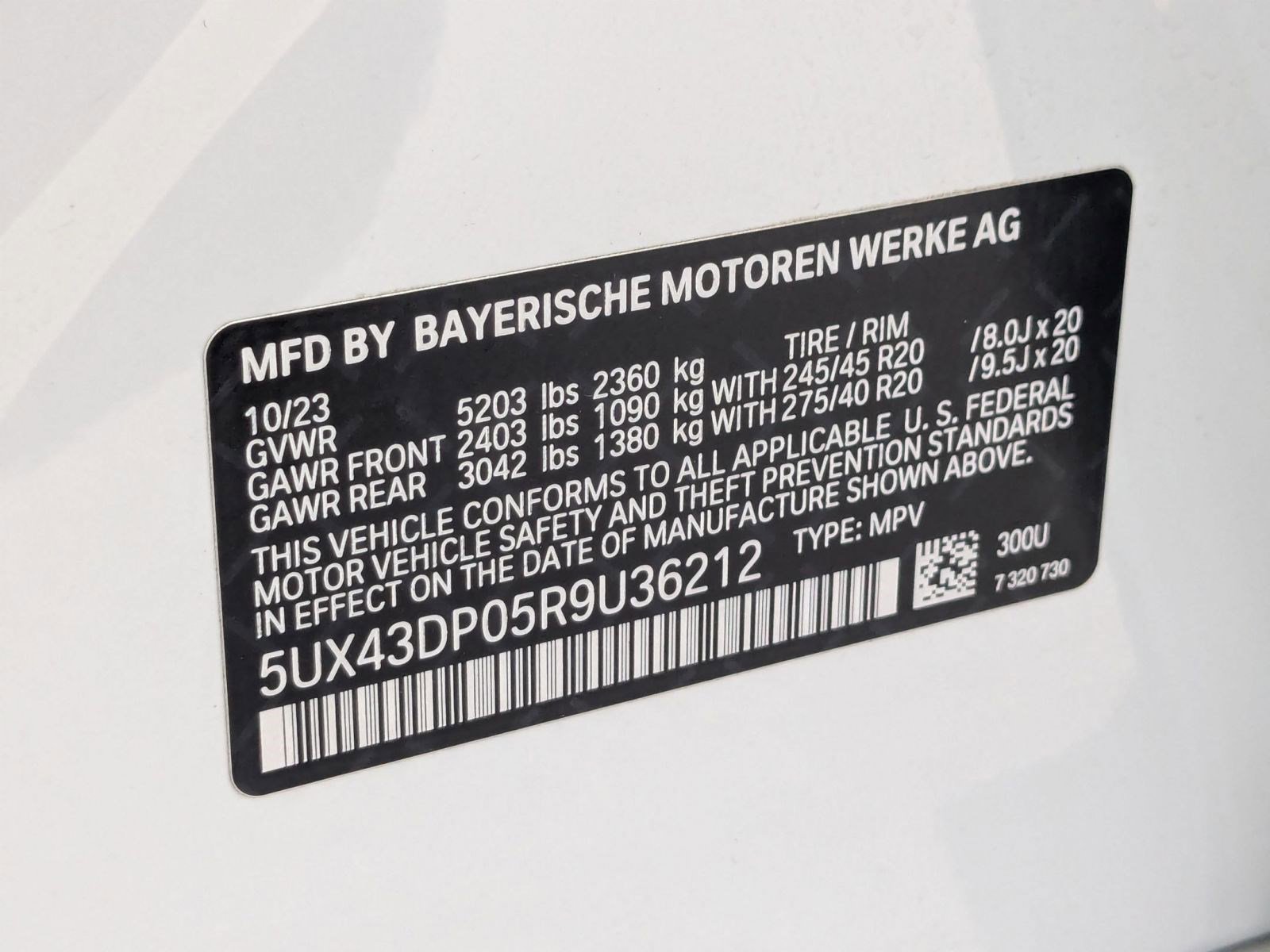 Used 2024 BMW X3 sDrive30i w/ M Sport Package image 27