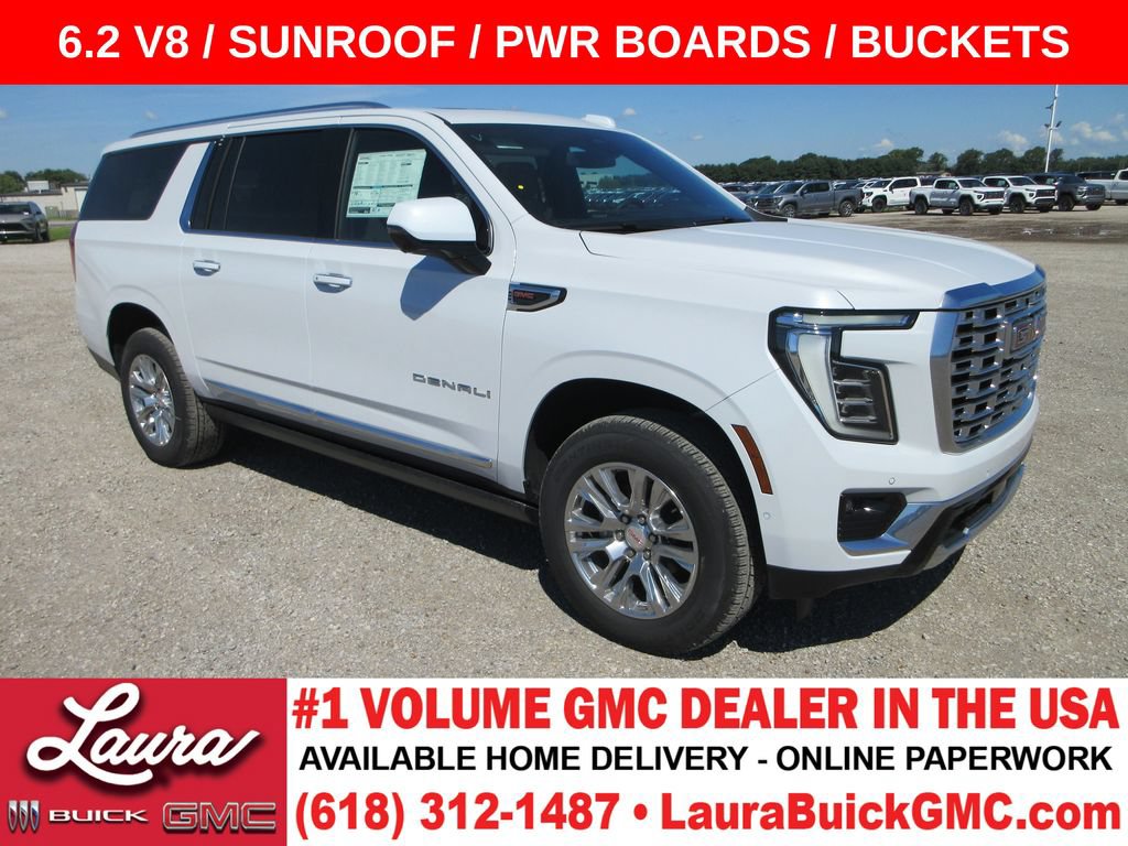 New 2026 GMC Yukon XL Denali w/ Sun & Power Step Package