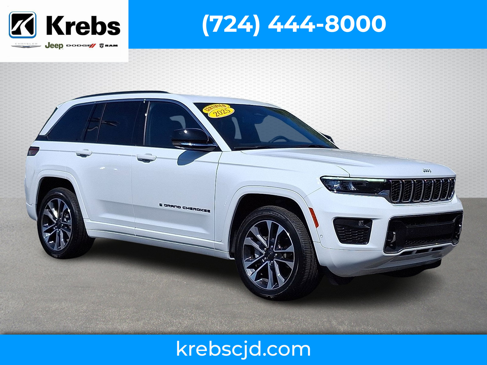 Certified 2025 Jeep Grand Cherokee Overland w/ Adv Protech Group III