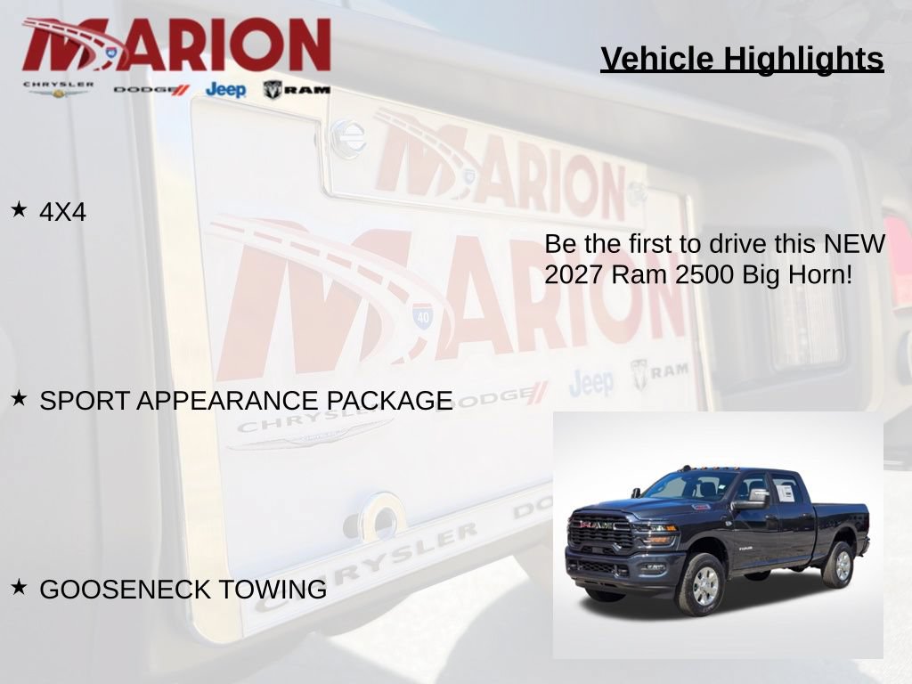 New 2027 RAM 2500 Big Horn AWD/4WD image 5