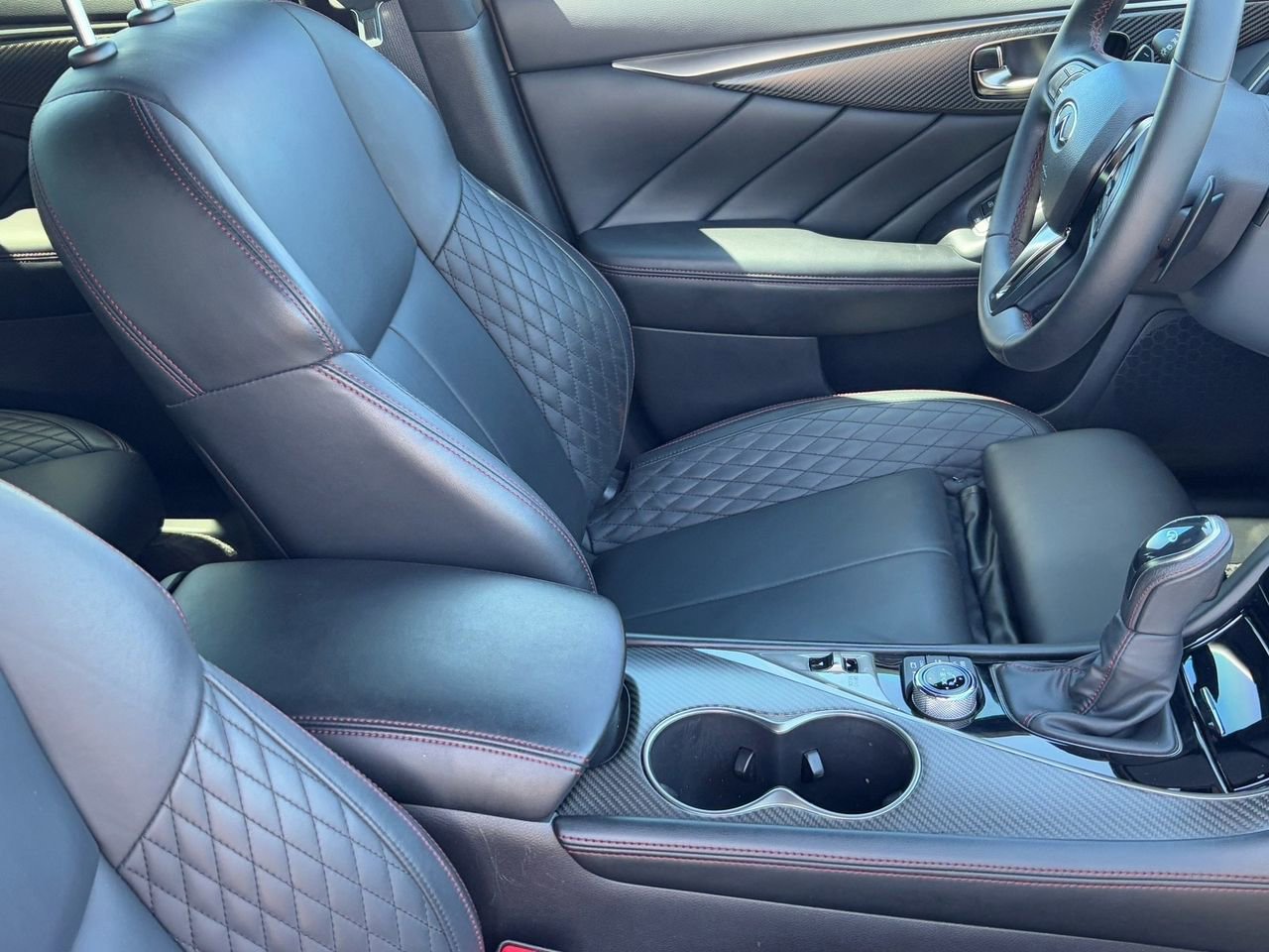 Certified 2023 INFINITI Q50 Red Sport 400 w/ Black Opal Edition image 10