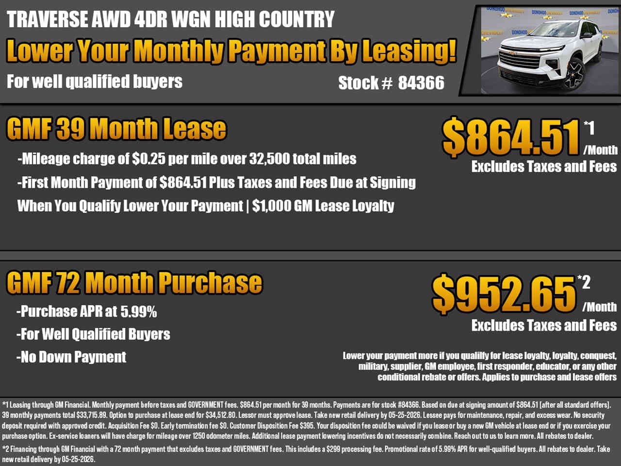 New 2026 Chevrolet Traverse High Country AWD/4WD image 2