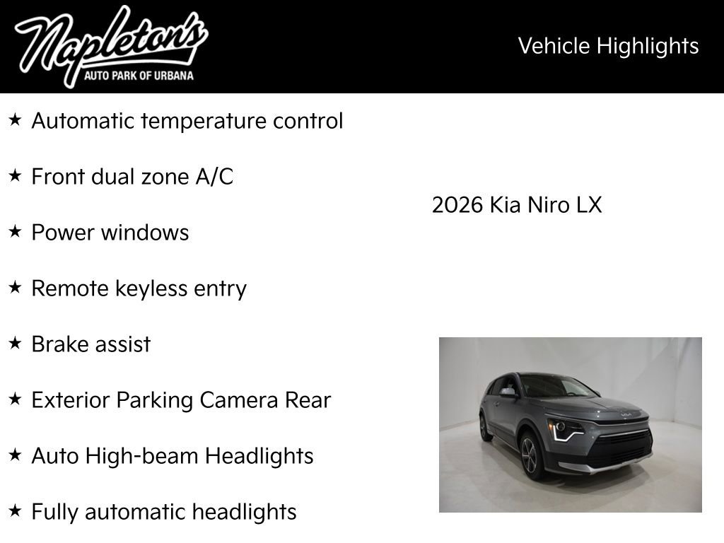 New 2026 Kia Niro LX image 15
