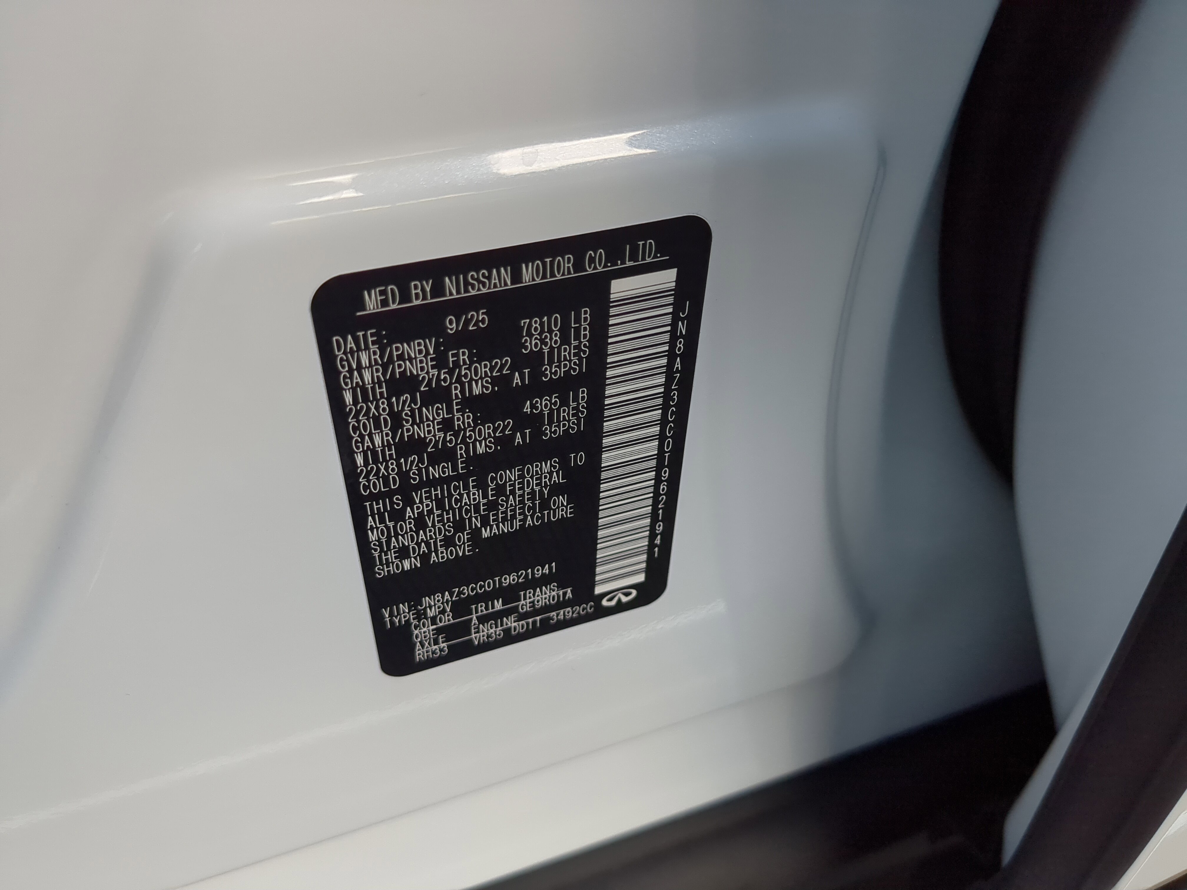 New 2026 INFINITI QX80 Autograph image 41