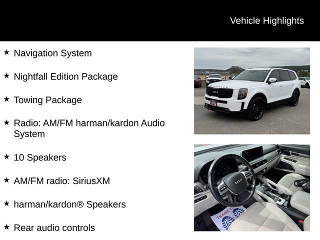 Used 2022 Kia Telluride SX w/ Nightfall Edition Package AWD/4WD image 8