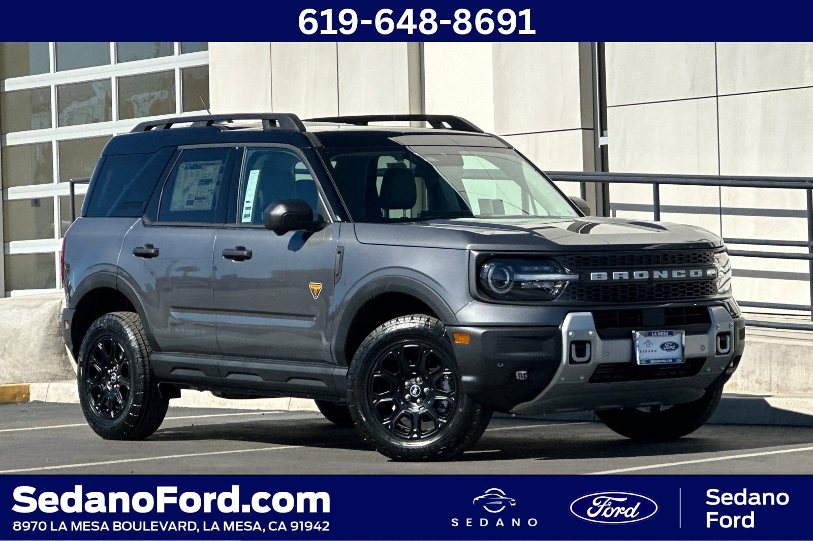 New 2026 Ford Bronco Sport Badlands w/ Badlands Tech Package