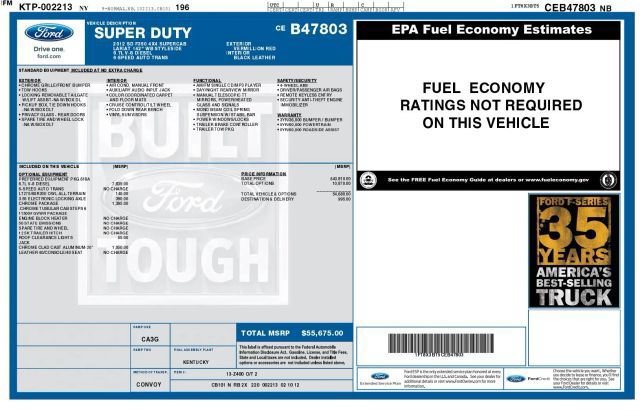 Used 2012 Ford F350 Lariat w/ Chrome Pkg AWD/4WD image 6