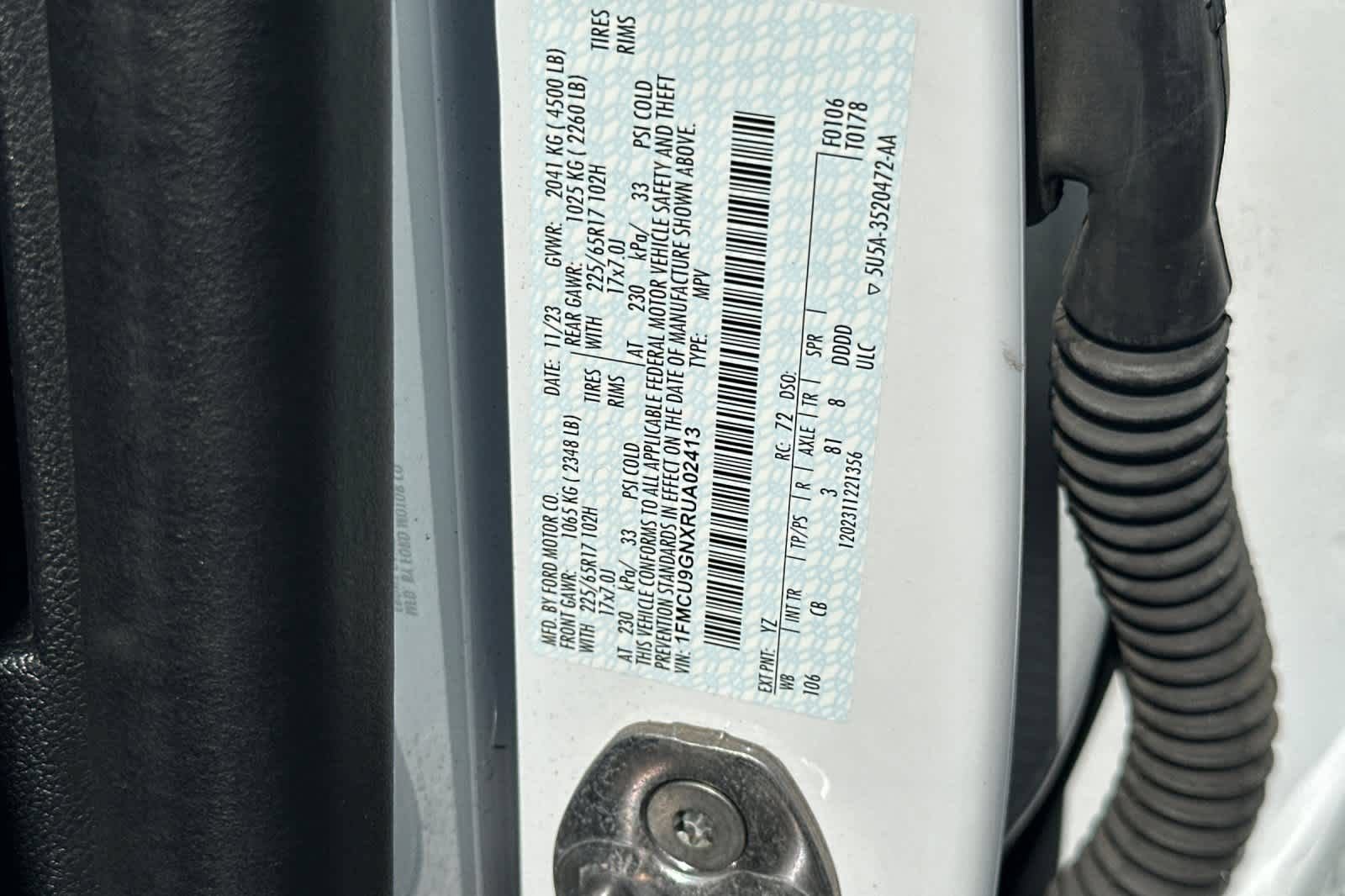Used 2024 Ford Escape Active AWD/4WD image 30