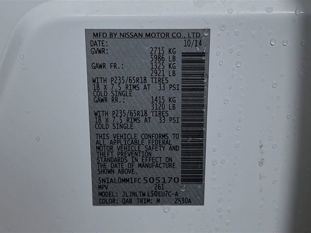 Used 2015 INFINITI QX60 Luxe w/ Driver Assistance Package image 11