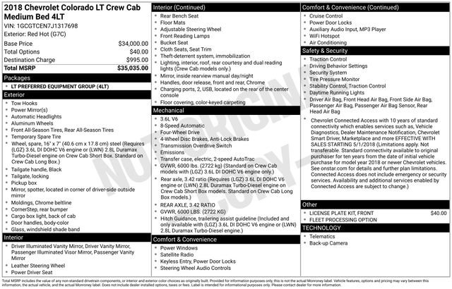 Used 2018 Chevrolet Colorado LT image 6