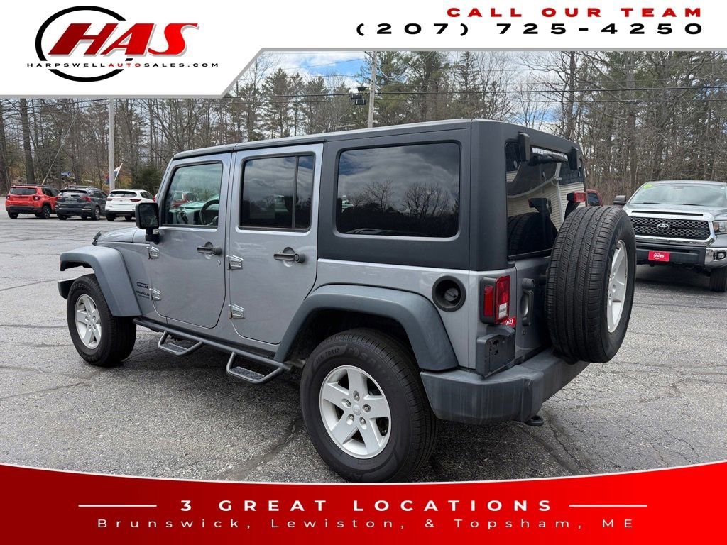 Used 2017 Jeep Wrangler Unlimited Sport w/ Quick Order Package 24S AWD/4WD image 5