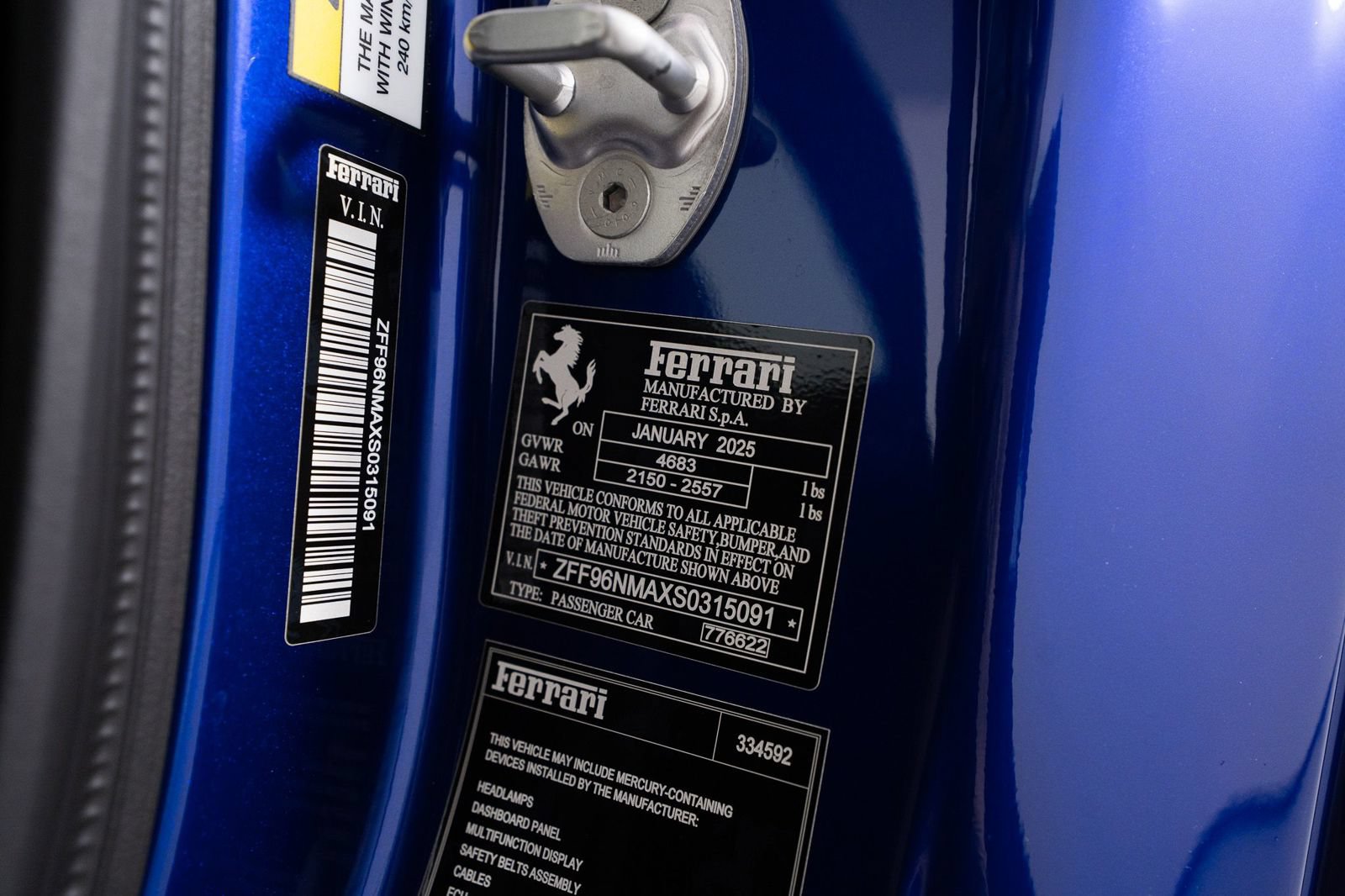 Certified 2025 Ferrari SF90 Spider AWD/4WD image 25
