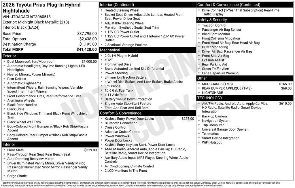 Used 2026 Toyota Prius Plug-In Hybrid image 11