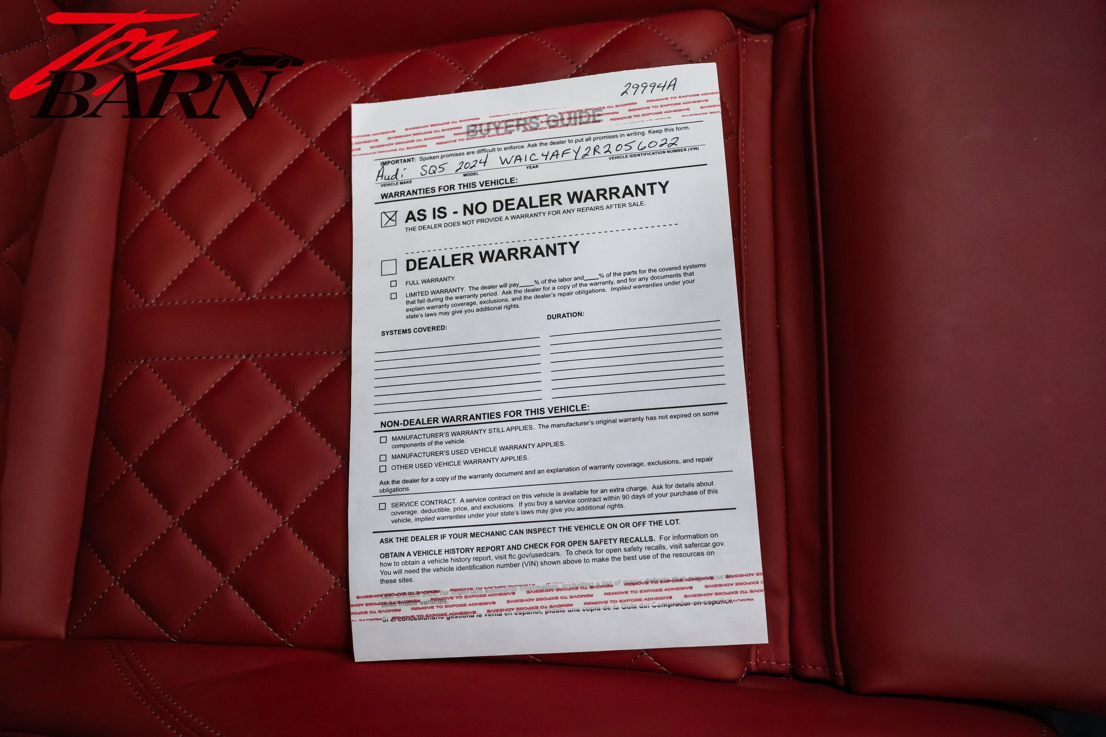 Used 2024 Audi SQ5 Prestige image 56