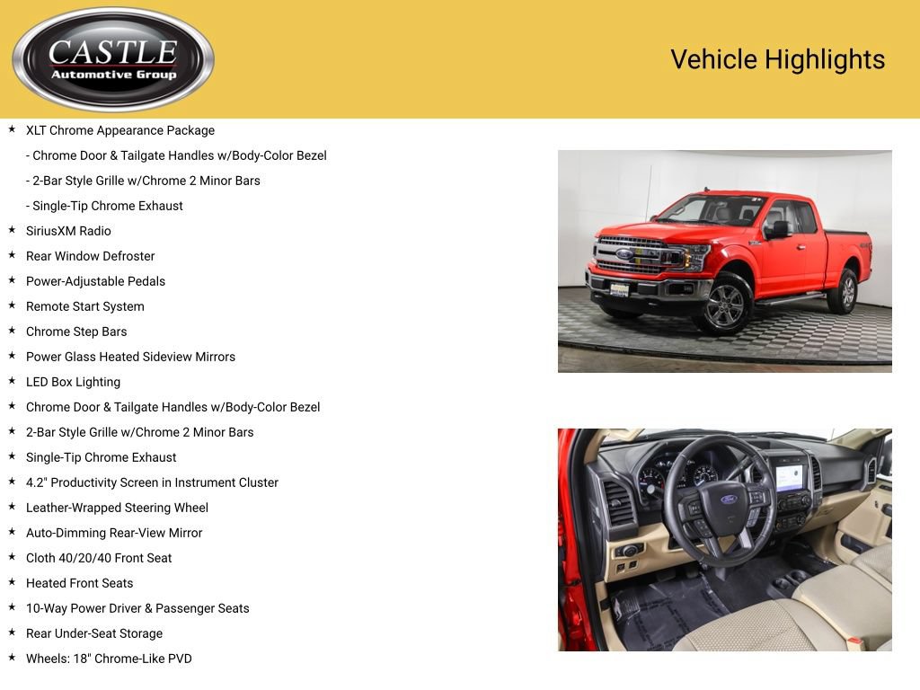 Used 2019 Ford F150 XLT w/ Equipment Group 302A Luxury AWD/4WD image 8