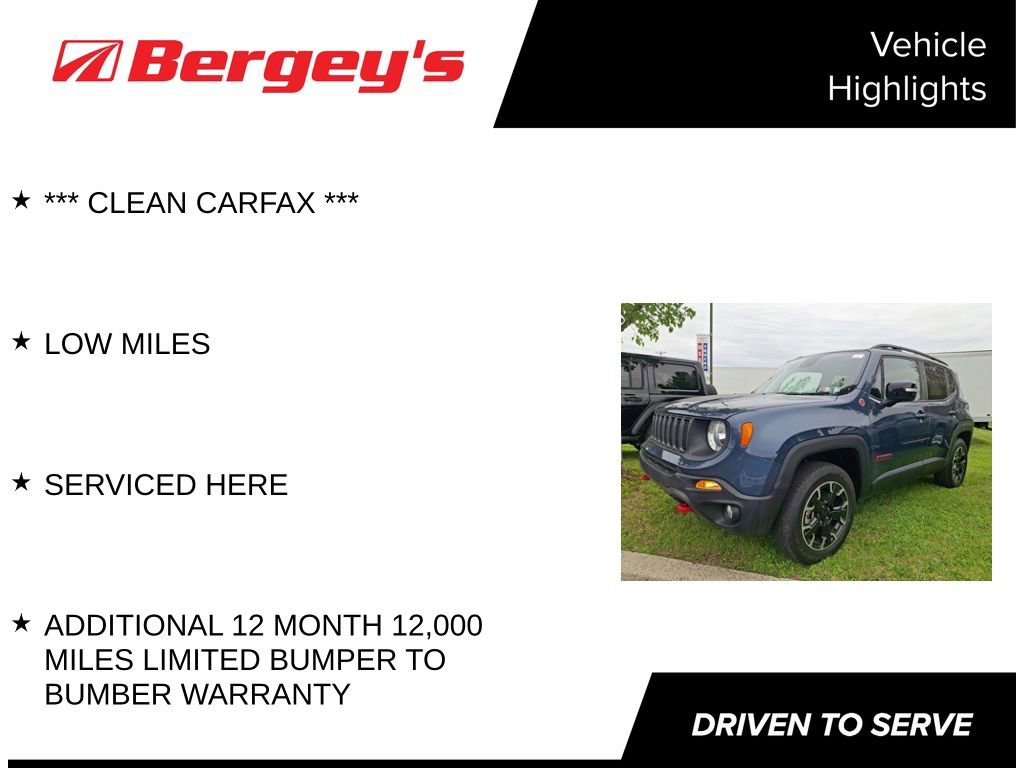 Used 2023 Jeep Renegade Trailhawk AWD/4WD image 4