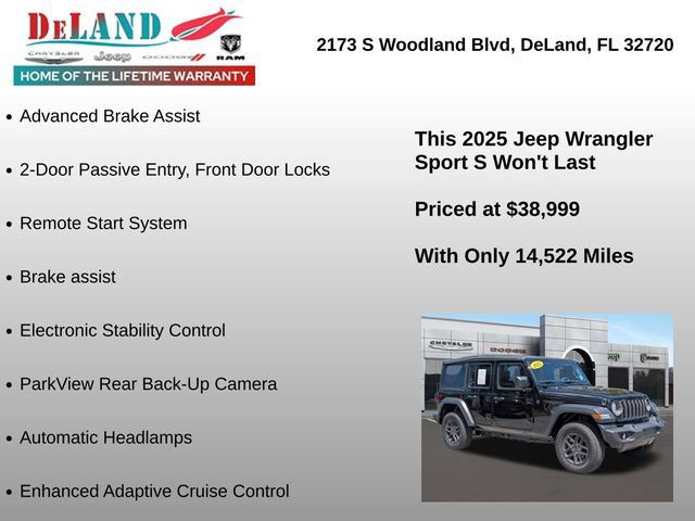 Used 2025 Jeep Wrangler Sport S image 31
