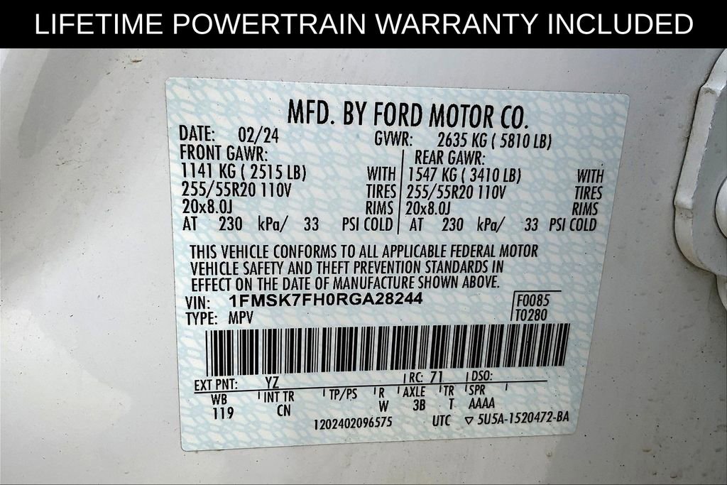 Used 2024 Ford Explorer Limited image 43