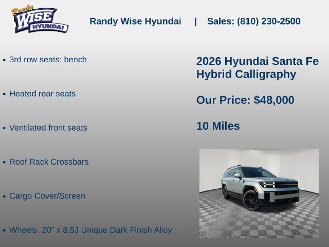 New 2026 Hyundai Santa Fe Calligraphy AWD/4WD image 20