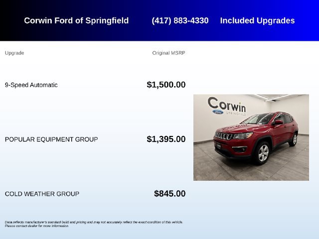 Used 2018 Jeep Compass Latitude w/ Popular Equipment Group AWD/4WD image 5