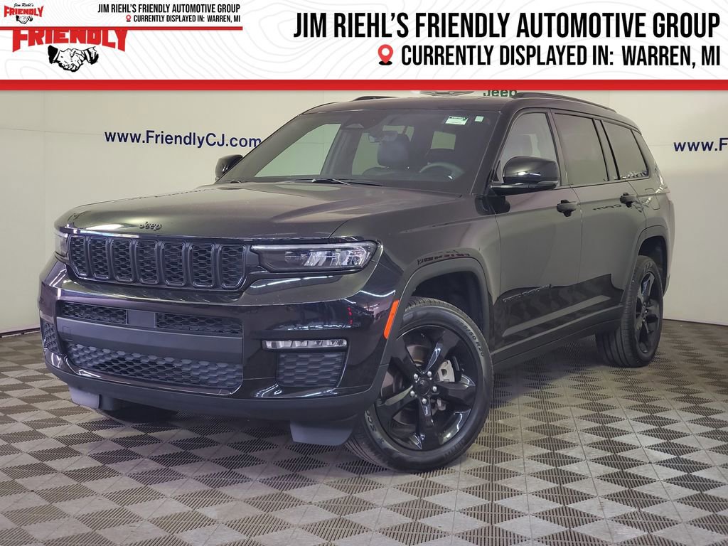Used 2025 Jeep Grand Cherokee L Limited w/ Black Appearance Package AWD/4WD 360° Tour