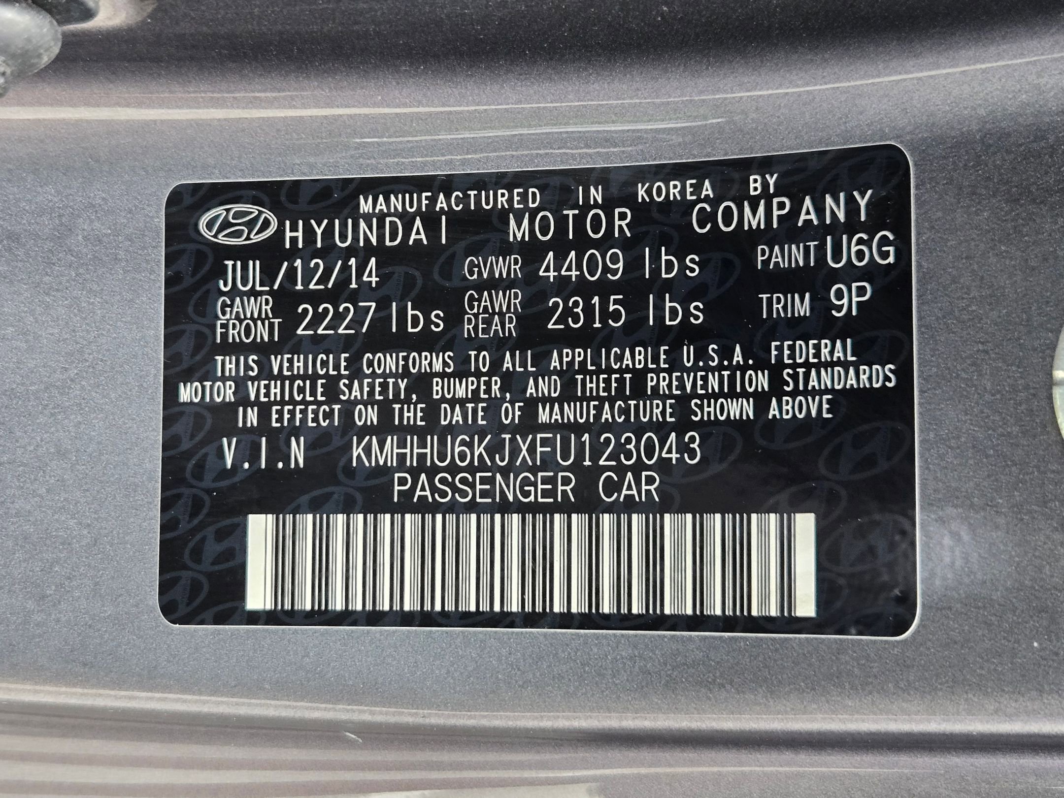 Used 2015 Hyundai Genesis 3.8 RWD image 31