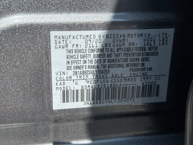 Used 2020 Nissan Sentra SV w/ Trunk Package FWD image 33