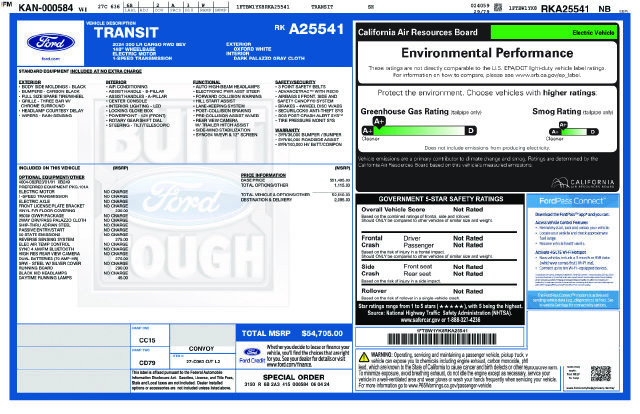 Used 2024 Ford E-Transit Low Roof RWD image 32